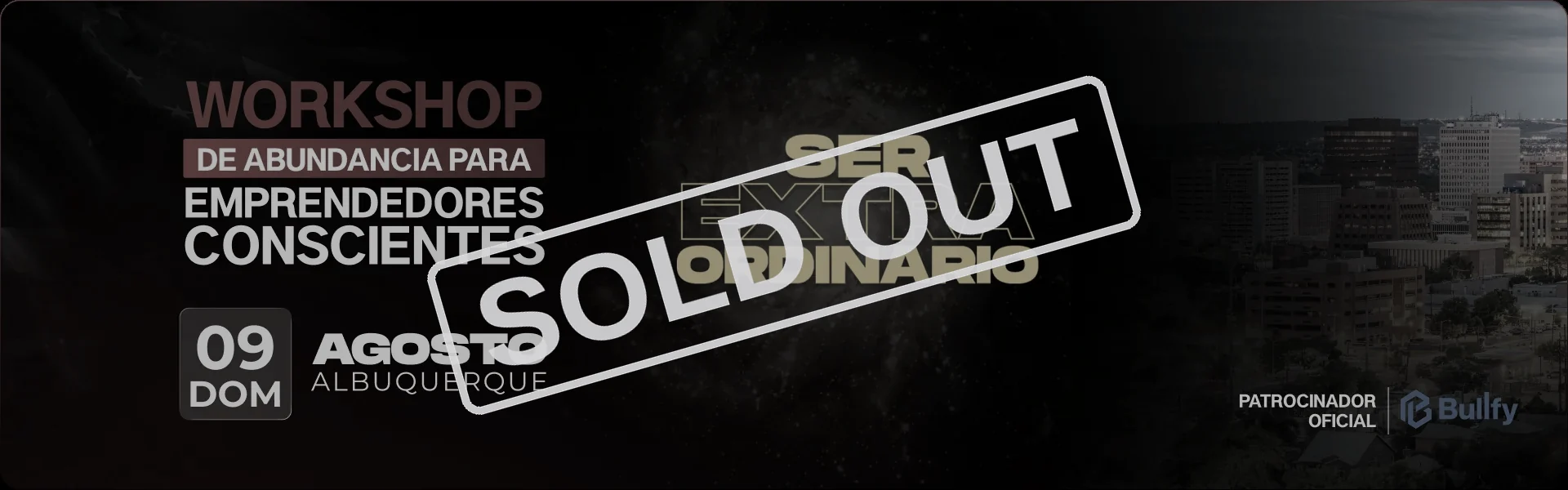 Workshop Contexto Millonario · Albuquerque · 9 de agosto · Sold out