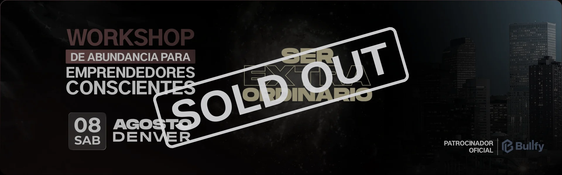 Workshop Contexto Millonario · Denver · 8 de agosto · Sold out